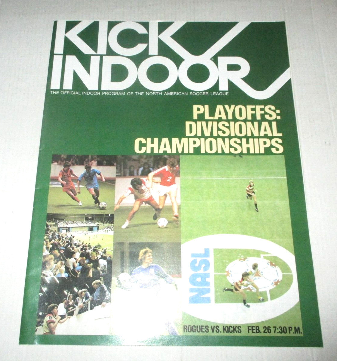 1980 NASL Indoor Divisional Championship Program - Memphis Rogues, Minn. Kicks