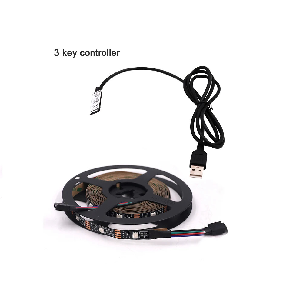 5V USB LED strip RGB 5050 battery power set waterproof LED strip