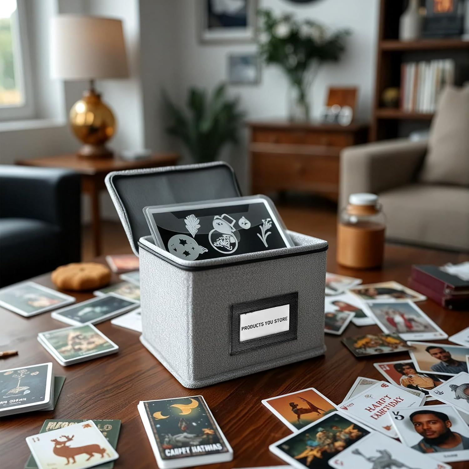 Die Cut Storage Box,Die Cut Storage Organizer,Fully-Padded inside with Sturdy Co