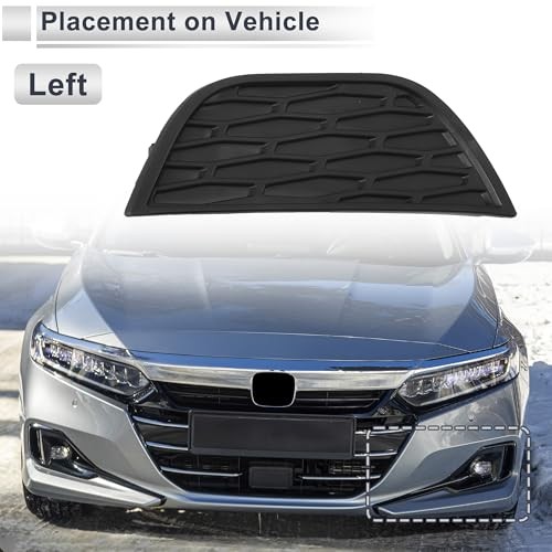Front Left Fog Light Grill for Range Rover Evoque 2012-2017 Front Lower Bumper