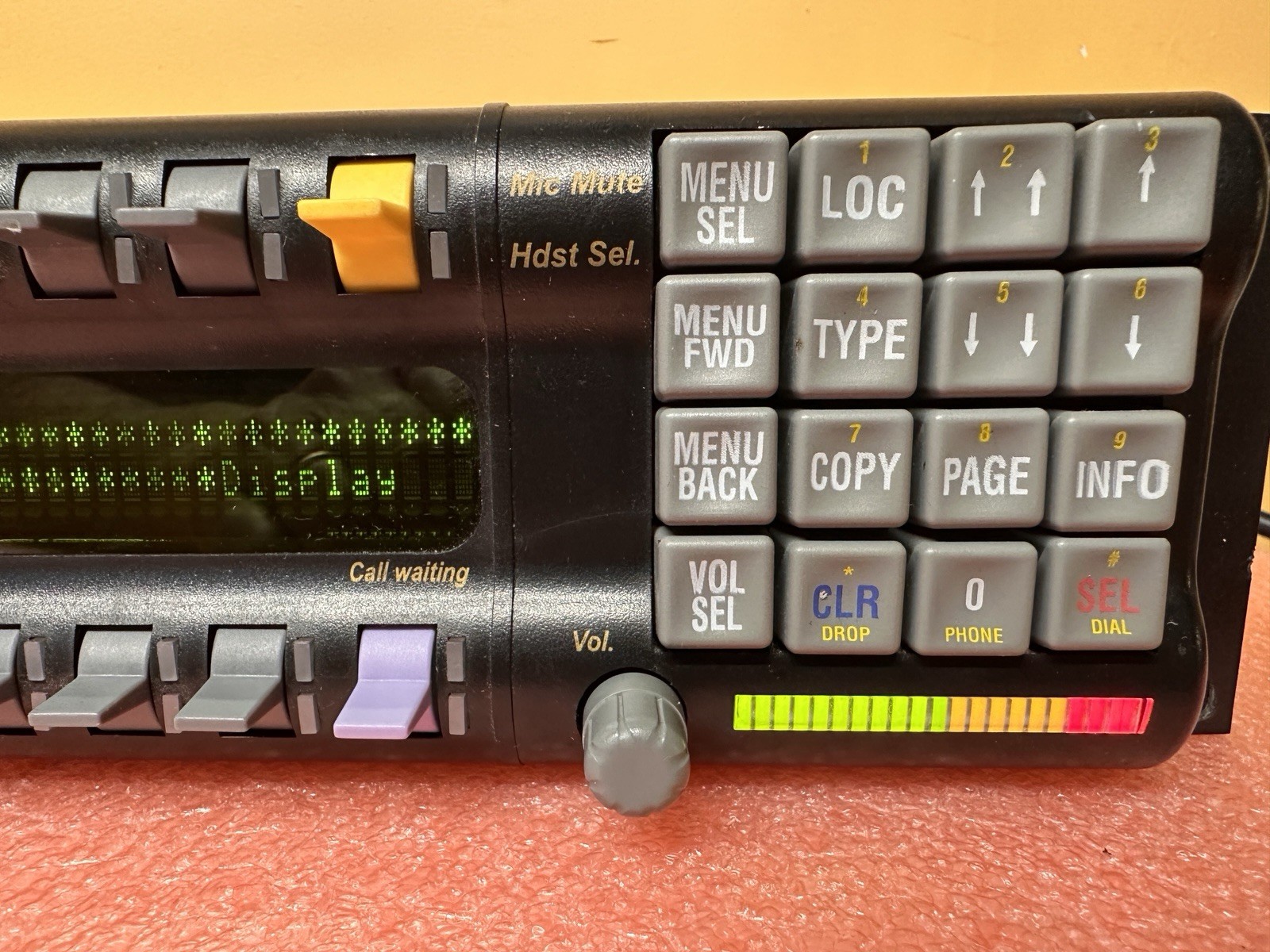 RTS Telex KP-32 4-Pin Intercom Keypanel with power supply.