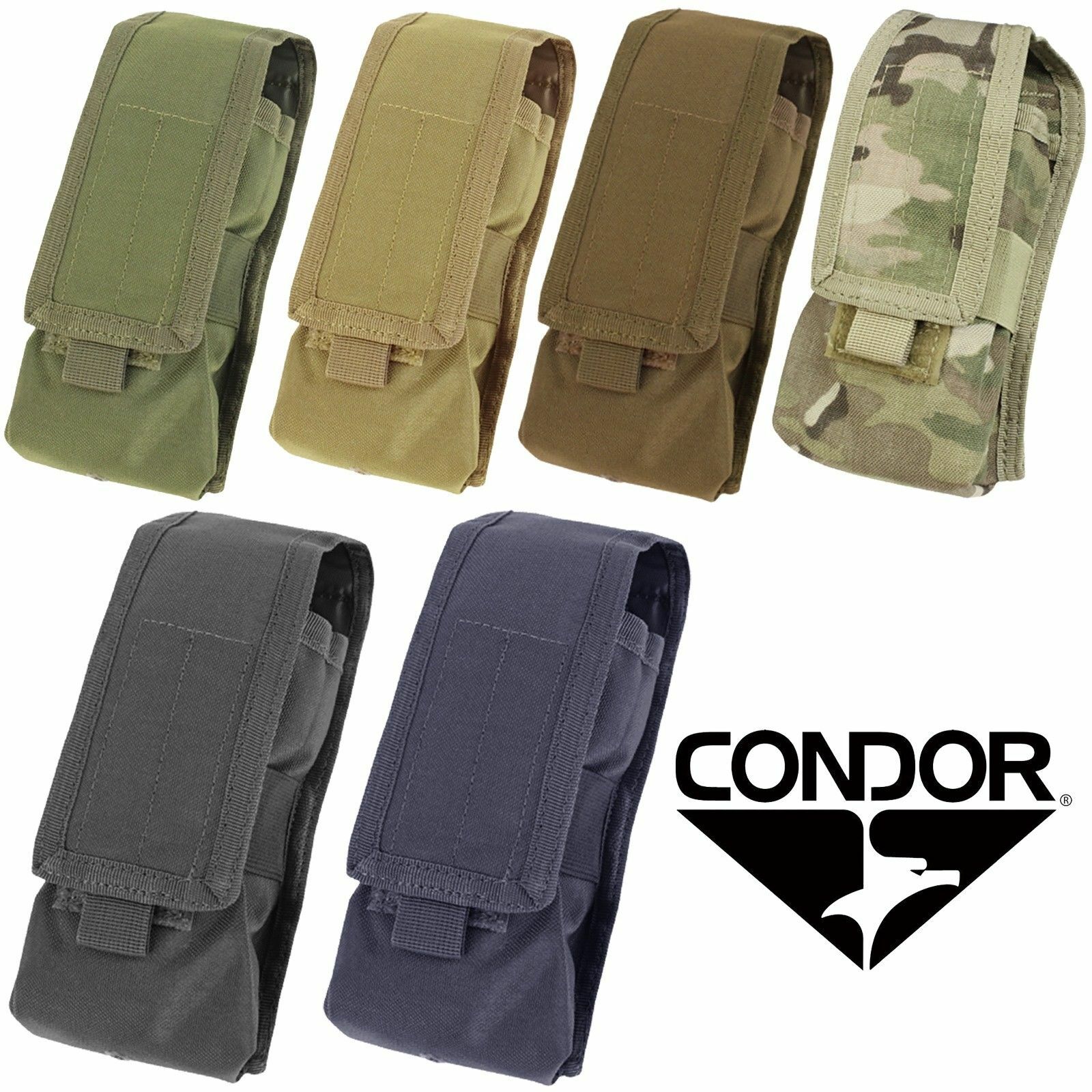 Condor MA9 Tactical MOLLE L/R Antenna Radio Walkie Talkie Modular Holster Pouch