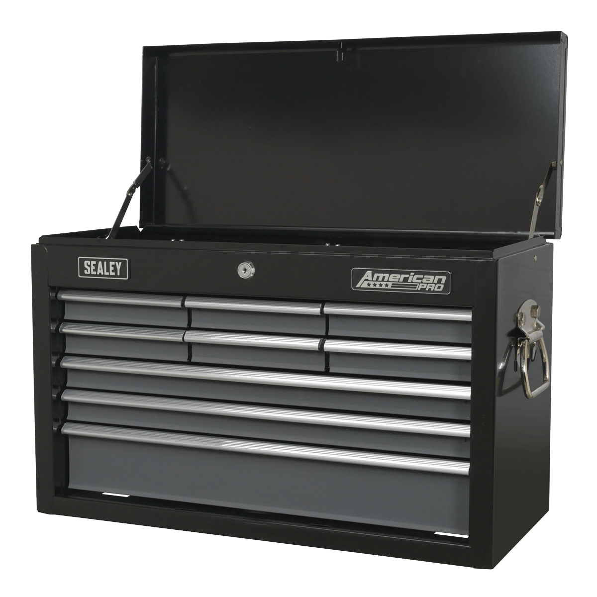 Sealey American Pro 9 Drawer Tool Chest Black / Grey