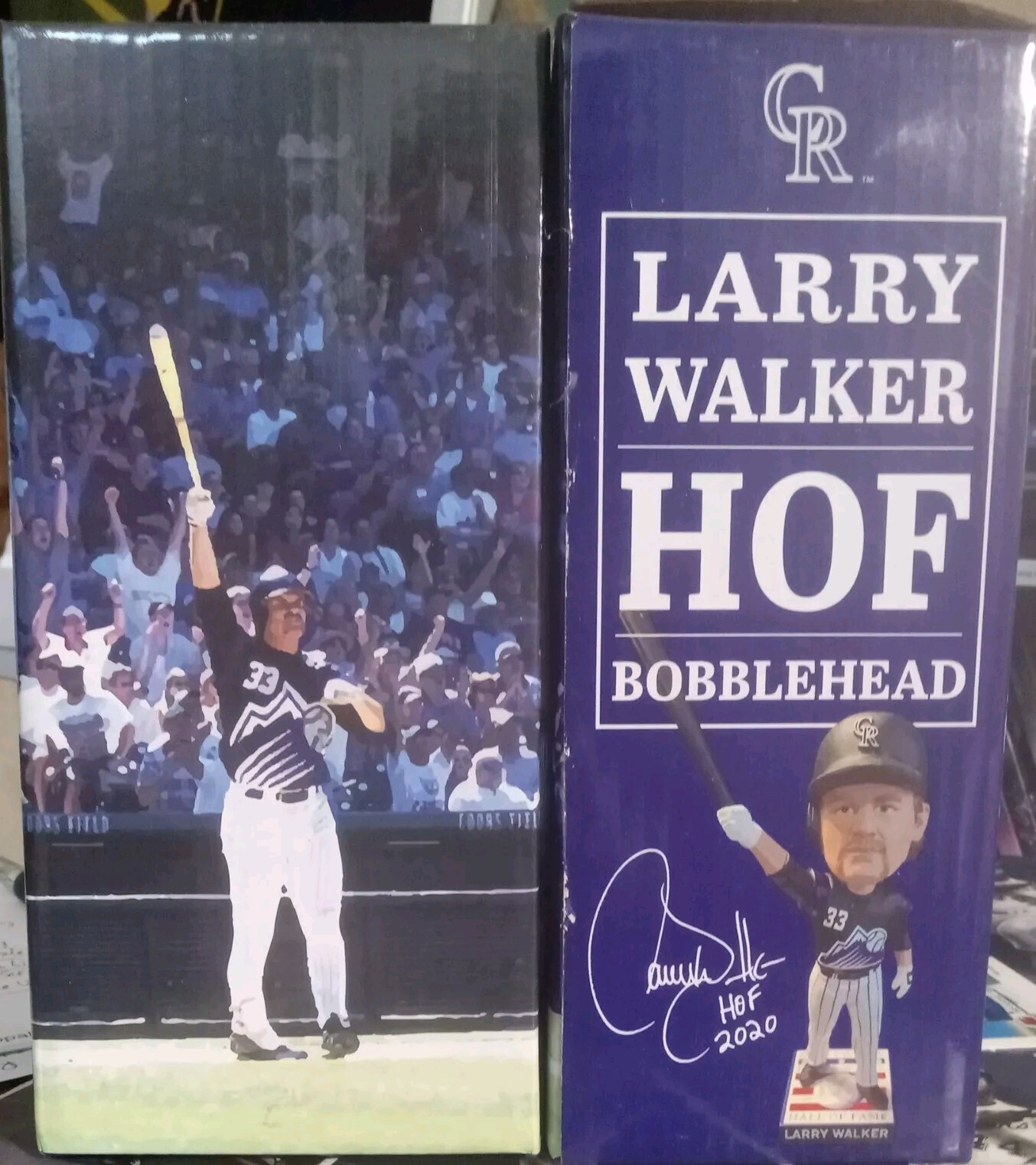 Larry Walker HOF Bobblehead Colorado Rockies #33