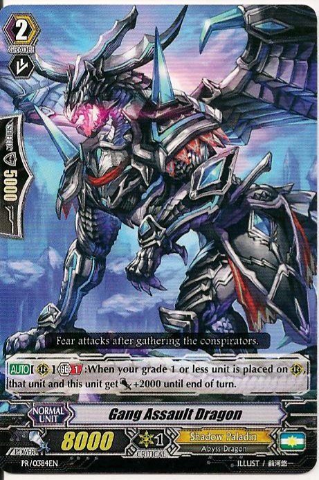 4x Gang Assault Dragon PR/0384EN Vanguard TCG English Promo