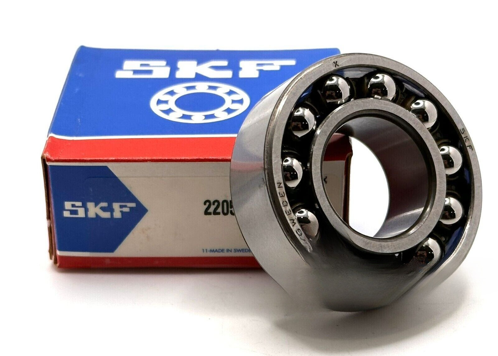 SKF 2205 ETN9 Double Row Self-Aligning Bearing 25x52x18mm