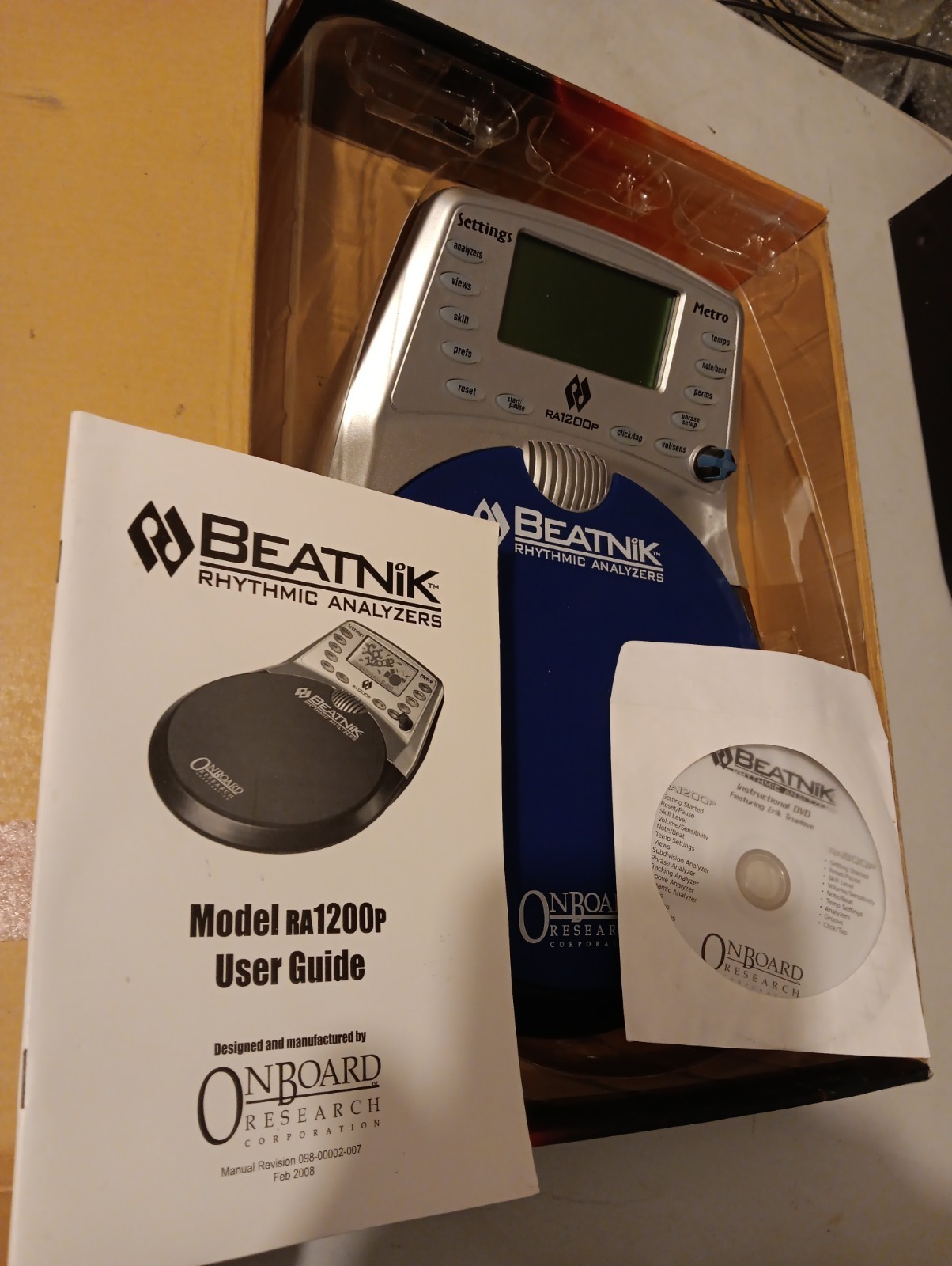 Beatnik Drum Practice Pad Rhythmic Timing Analyzer Drumming Tool RA1200P