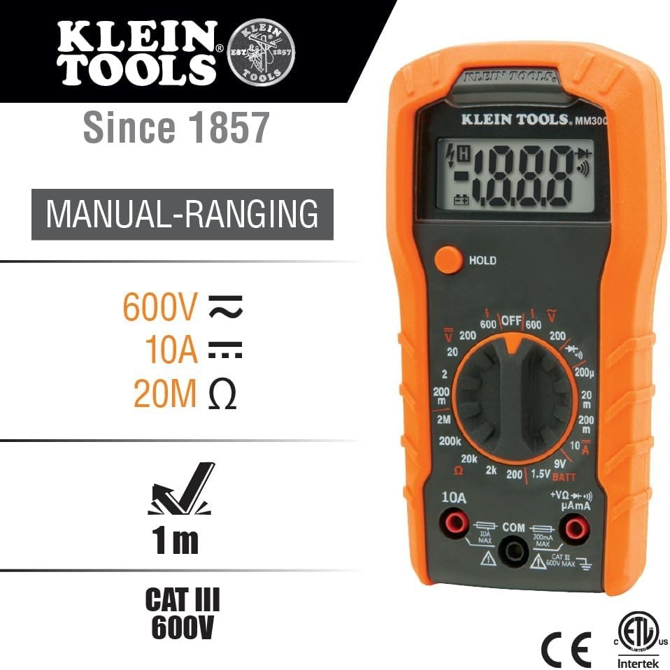 Klein Tools Electrical Testing Set - Multimeter, NCVT, RT105