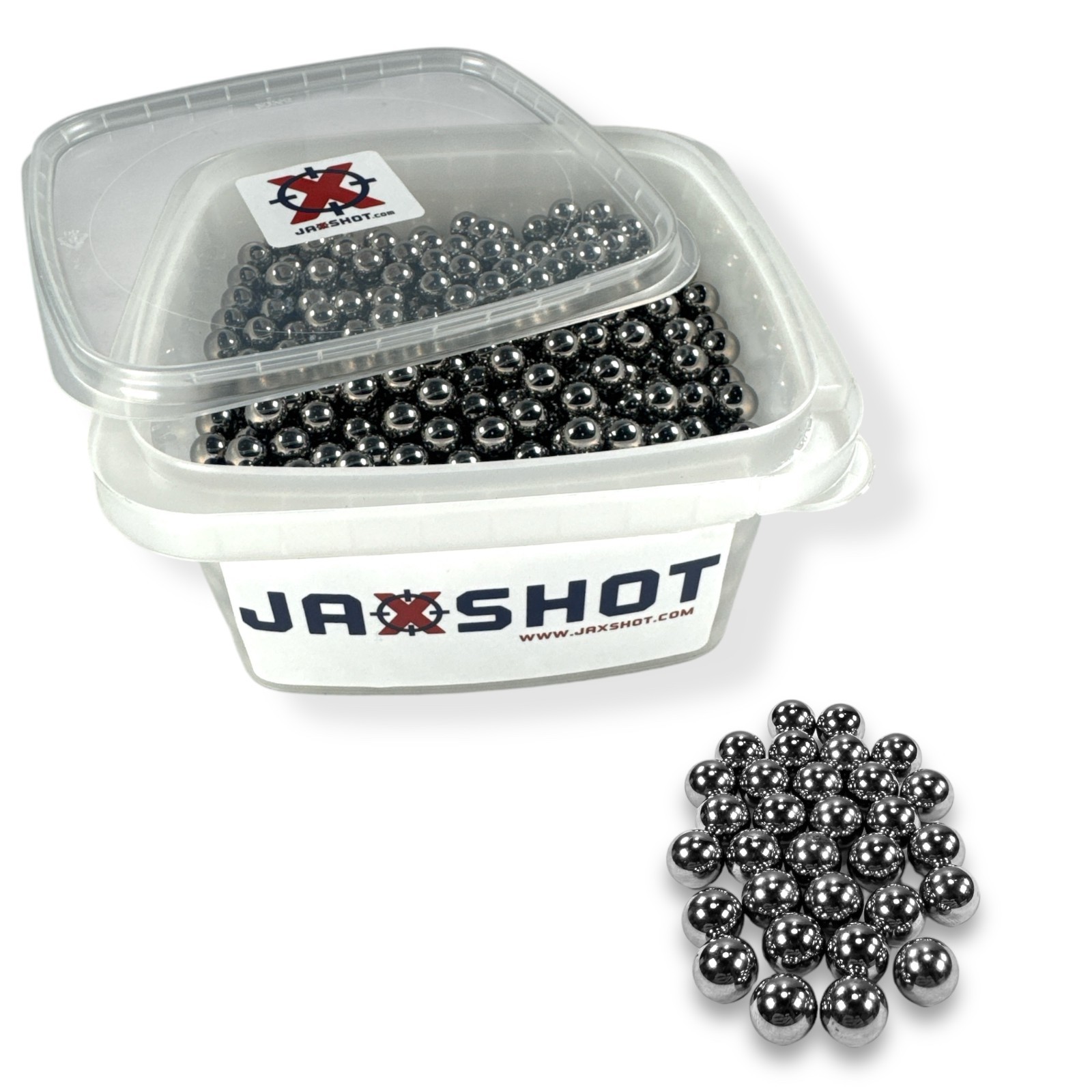 300 qty 7/16" Inch Steel Shot Slingshot Ammo Balls - Jaxshot (BC Precision)