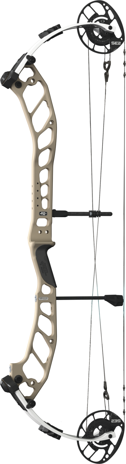 PSE ARCHERY SHOOTDOWN PRO SE2 CAM RH 60# TAN