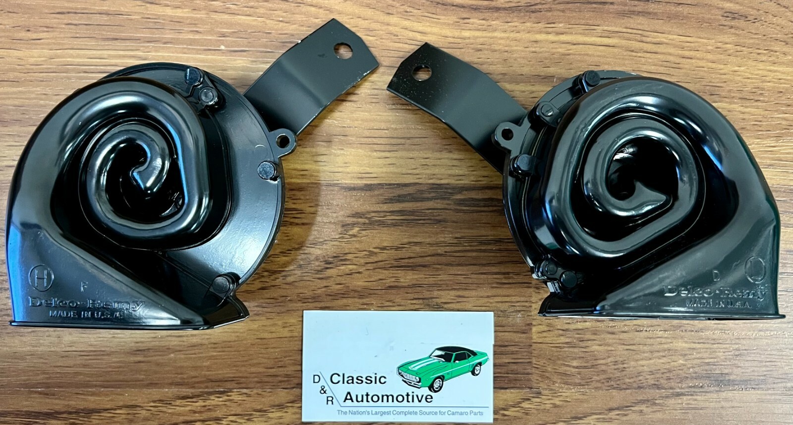 1969 Camaro Horns Pair High & Low Note Delco Remy OE Style GM Licensed IN STOCK