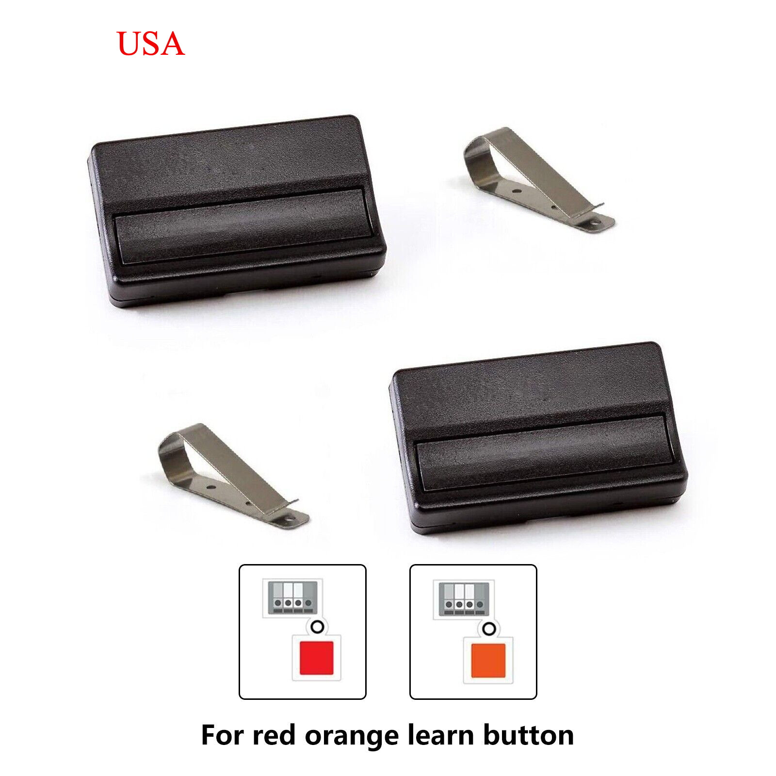 971LM 390MHz 2pcs for LiftMaster Button Car Garage Door Opener Remote Control