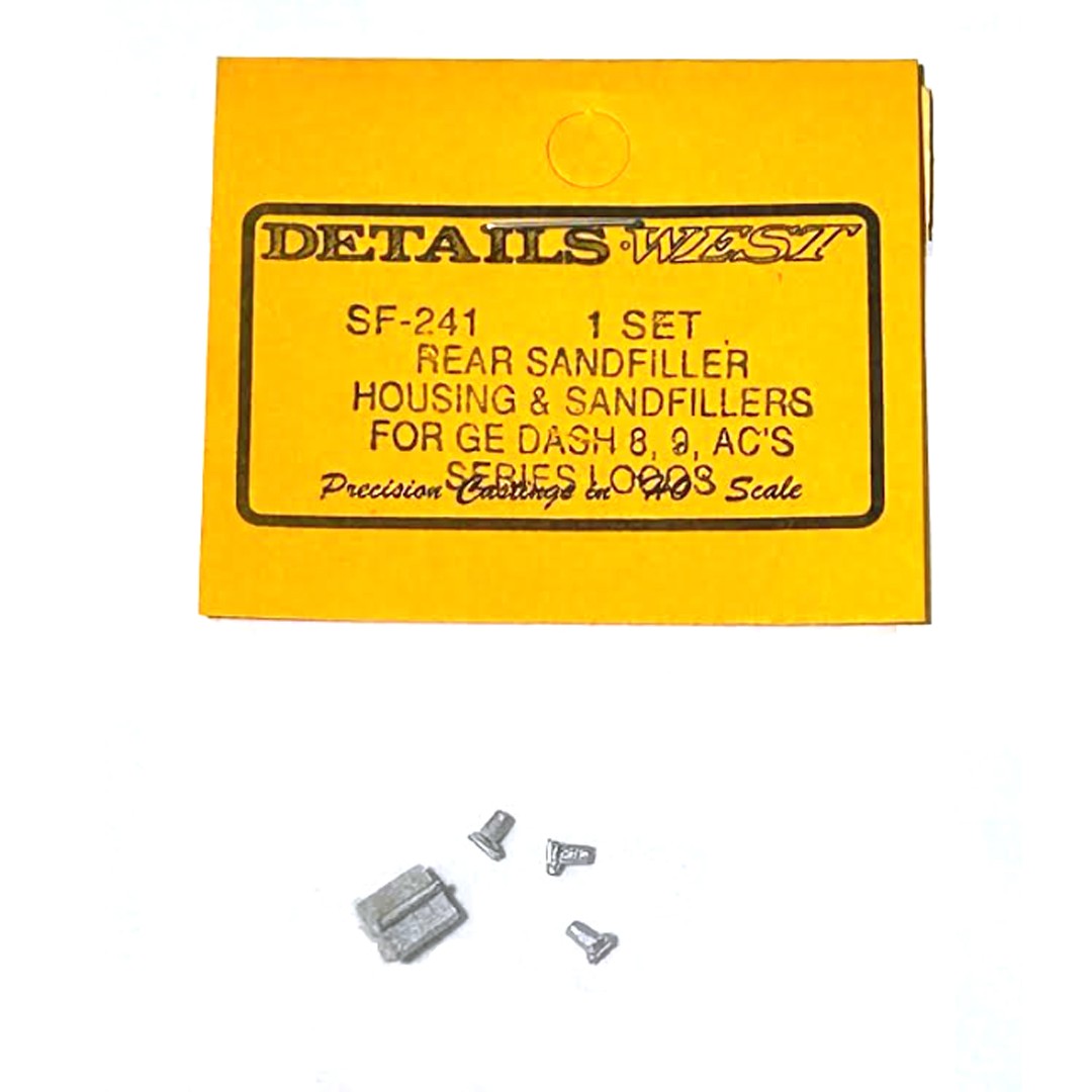 NEW Details West SF-241 Sand Filler Hatches (4) GE Dash 8/9 & AC Series-Set HO