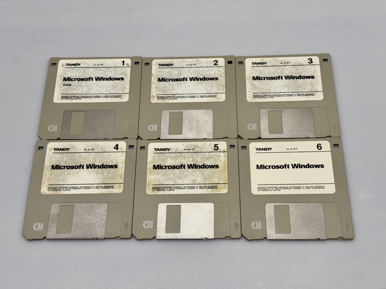 Microsoft Windows Operating System Version 3.1 Tandy OEM