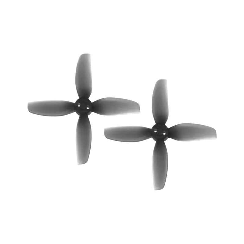 HQProp T3X3X4GR 4-Blade Props for DJI Avata 2 – Gray/Pink (2CW+2CCW) Durable PC