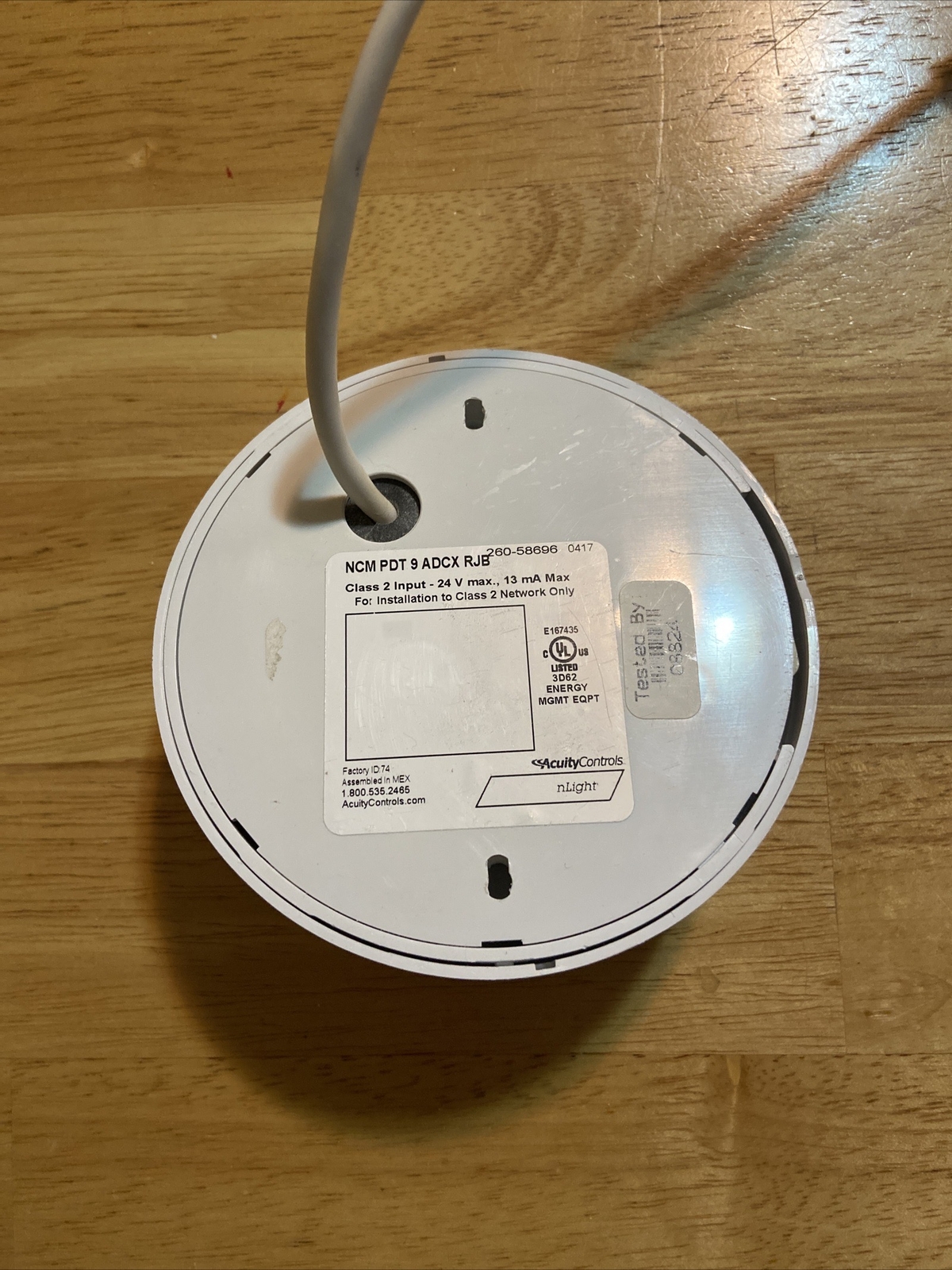 Acuity Controls NCM PDT 9 ADCX RJB Ceiling Mount Occupancy Sensor