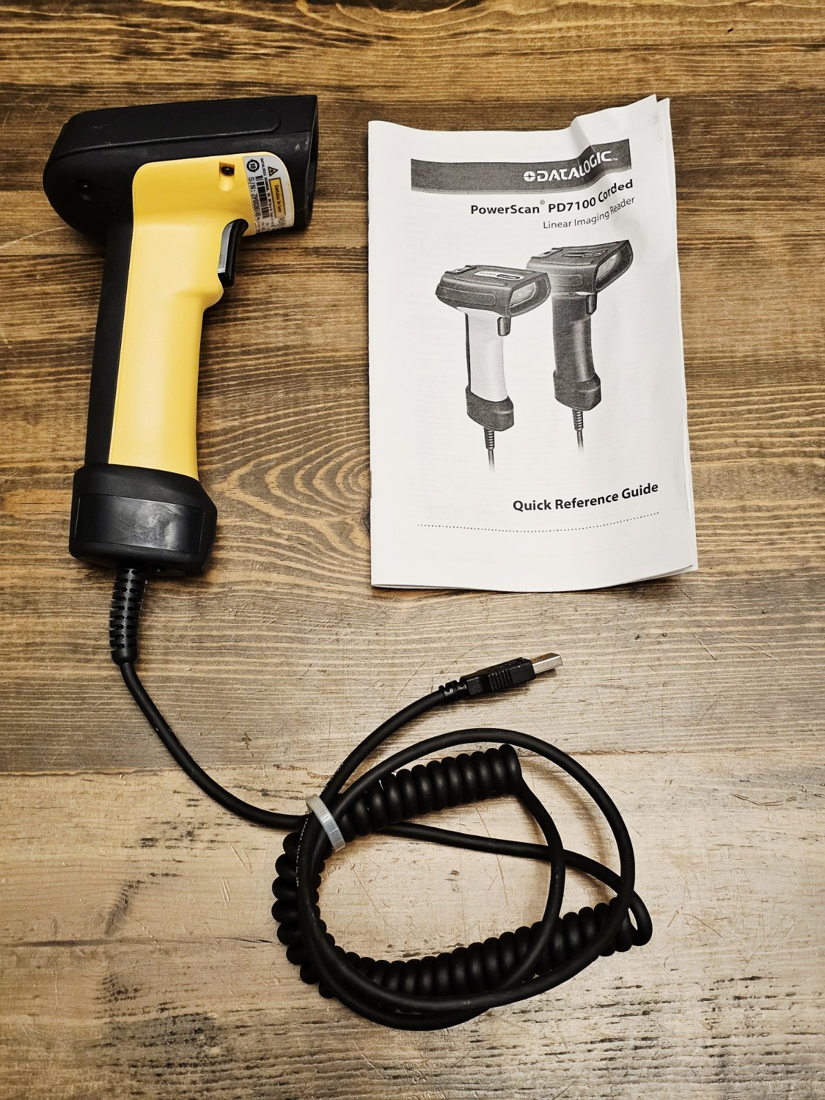 Datalogic PowerScan PD7100 Barcode Scanner. New. Free Shipping!