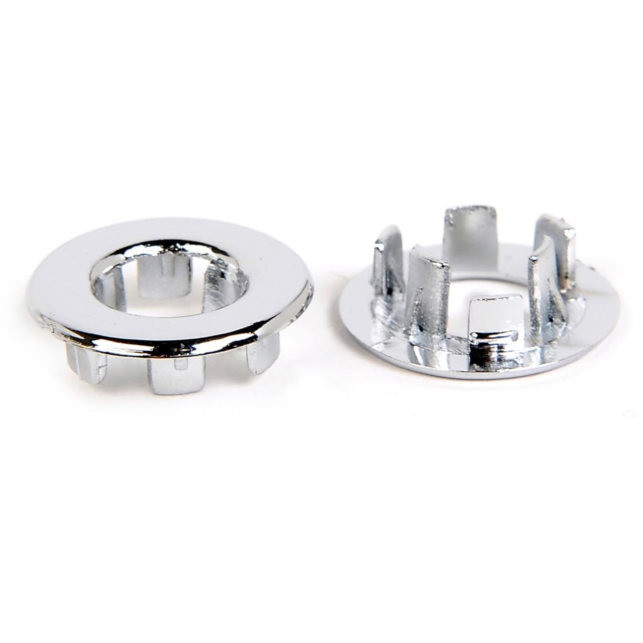 ACP FM-BD049 Chrome Plastic Door Lock Knob Grommets New One Pair for