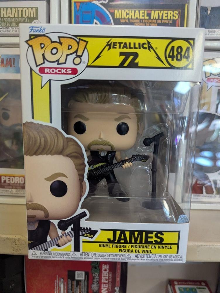Funko Pop Figure Metallica - James Hetfield (72 Seasons) Pop! Vinyl #484
