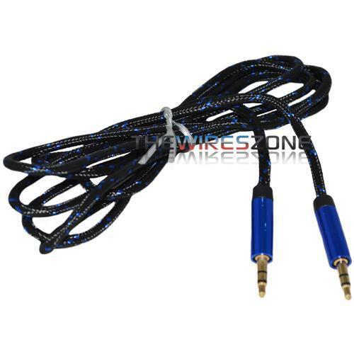 MM35-6PRO Gold Plated 3.5mm Plug 6' Feet Stereo AUX Cable for Car & Home Audio