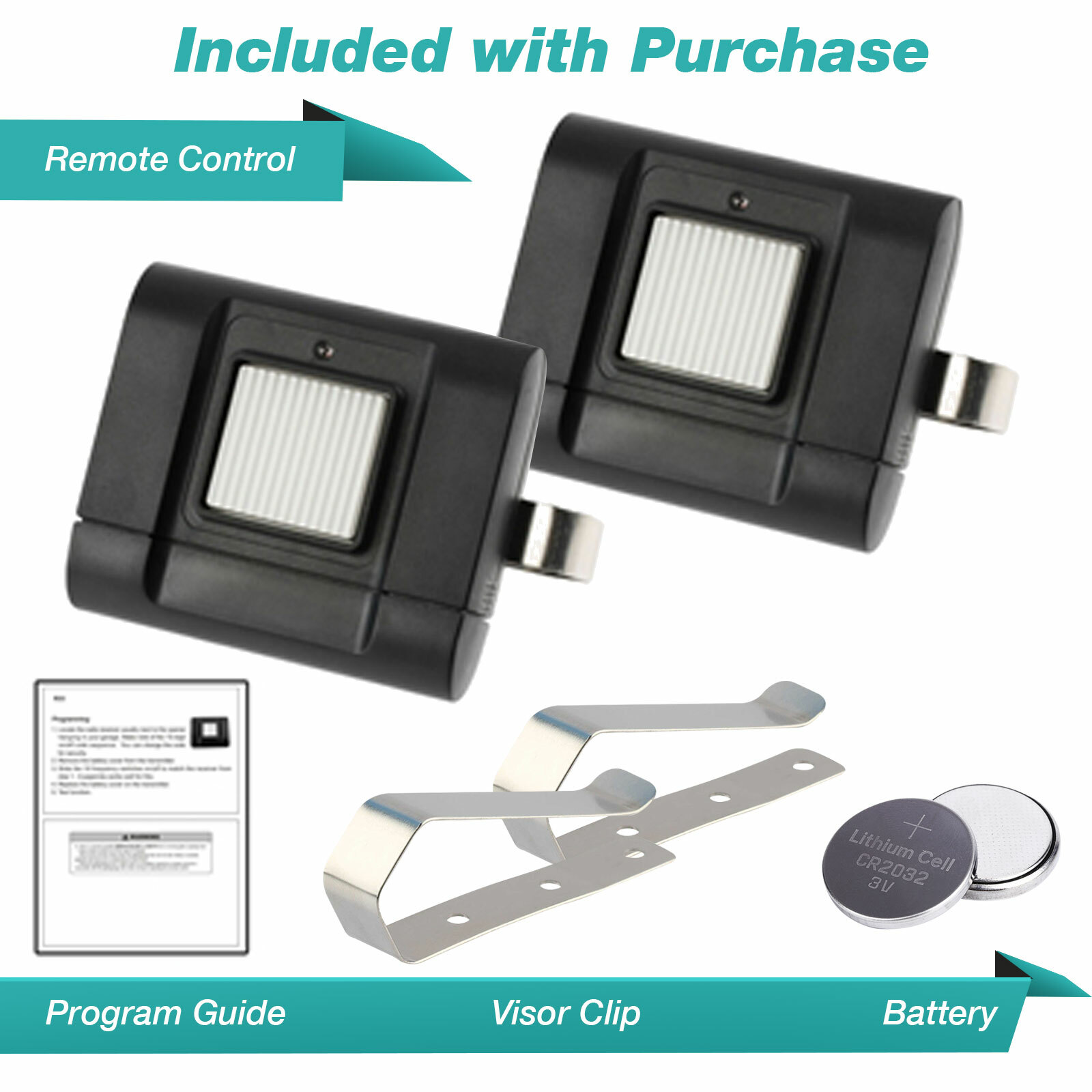 2 Garage Door Opener 1-Button Remote for Stanley 1050 Linear Gate 105015