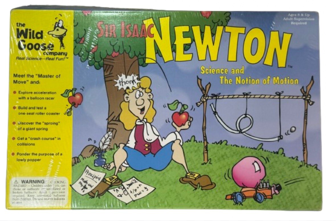 Sir Isaac Newton Science & The Notion of Motion The Wild Goose Company Kid Game