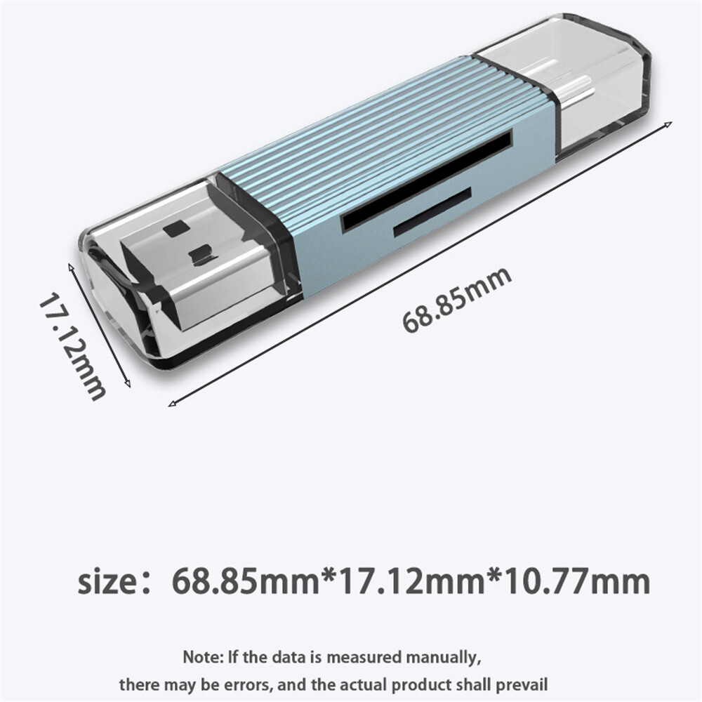 OTG/USB MULTI FUNCTION CARD READER WRITER MICRO SD/SD USB 3.0 ADAPTER For Phone