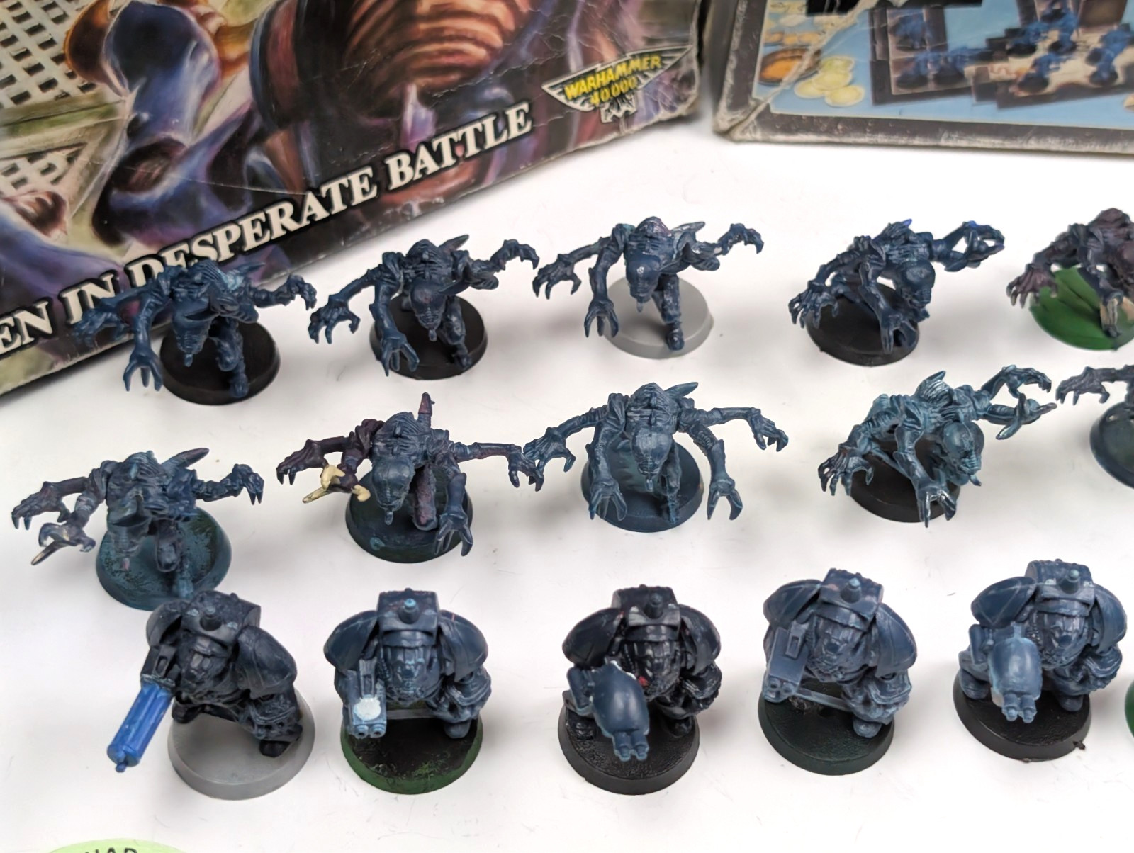 Space Hulk 1st edition Board Game Unpainted 100% complete