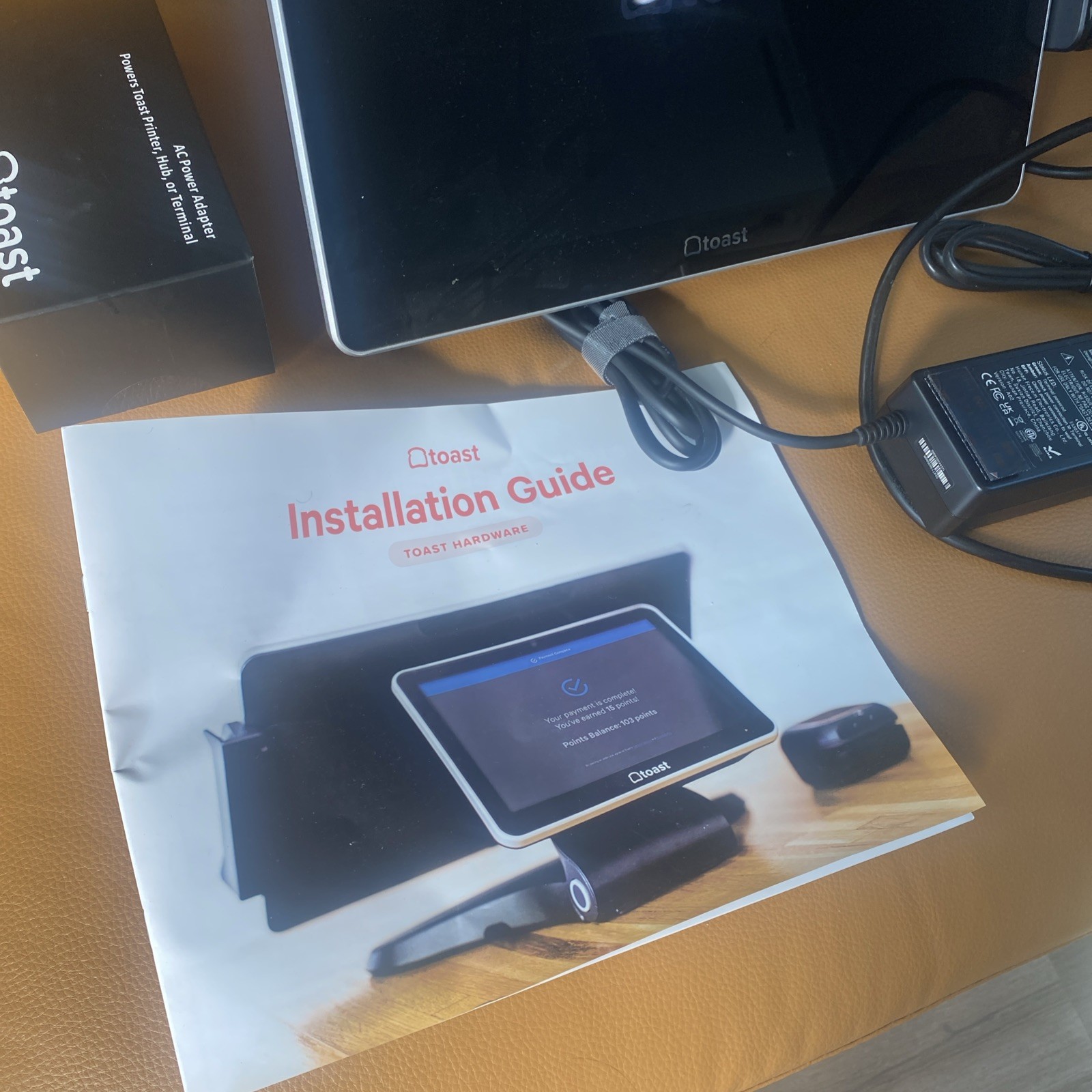 Toast Flex TT200 POS System Single Display w/ Power Supply