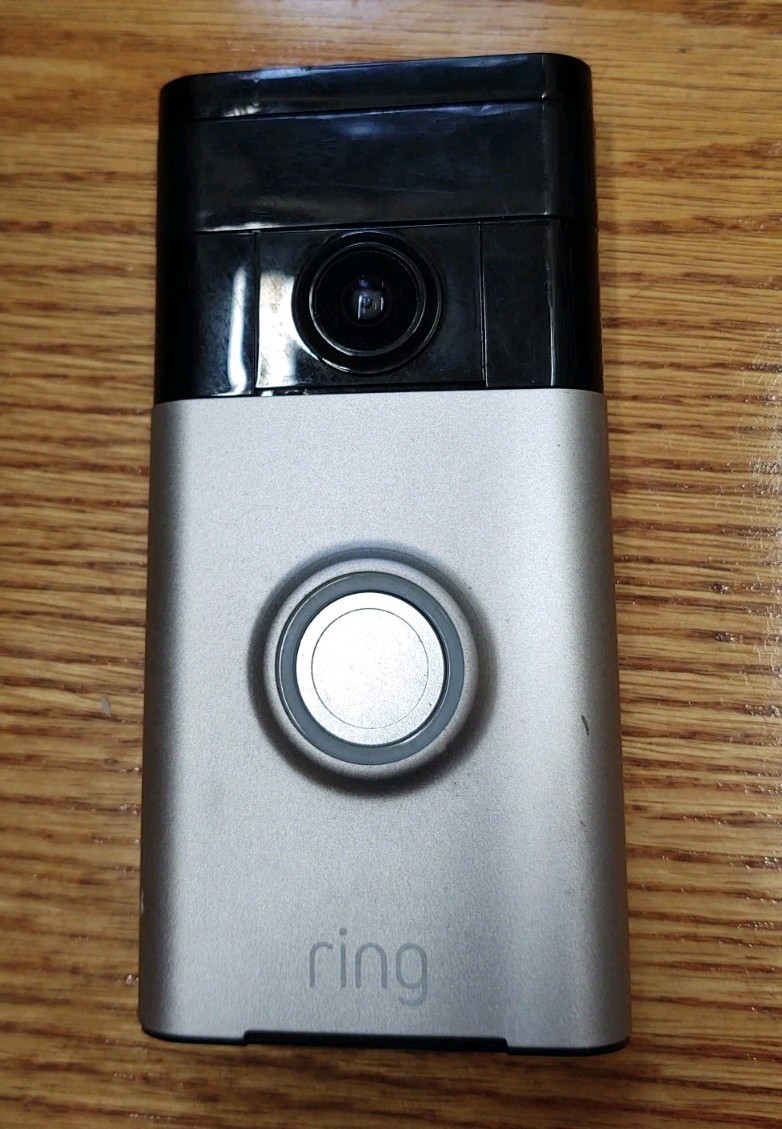 Ring Doorbell Camera 1st Gen Nickel UNTESTED