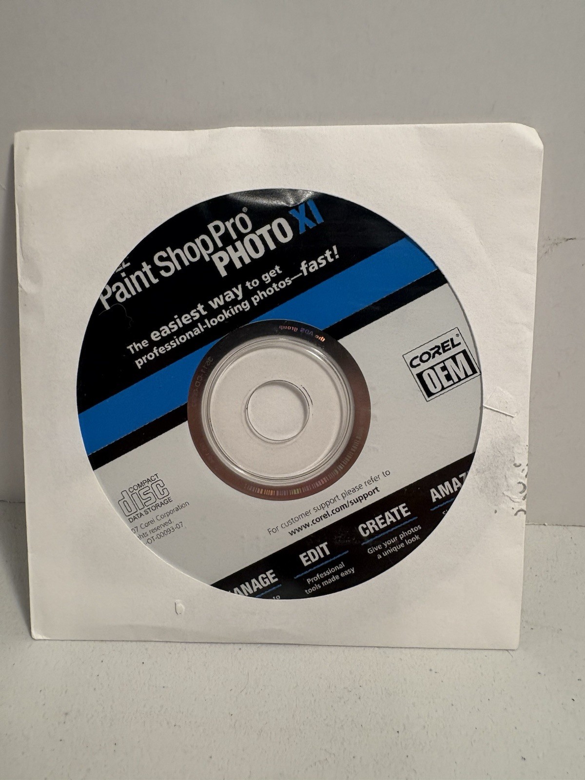 Vintage Corel Paintshop Pro Photo XL Training Brand New, Installation Number