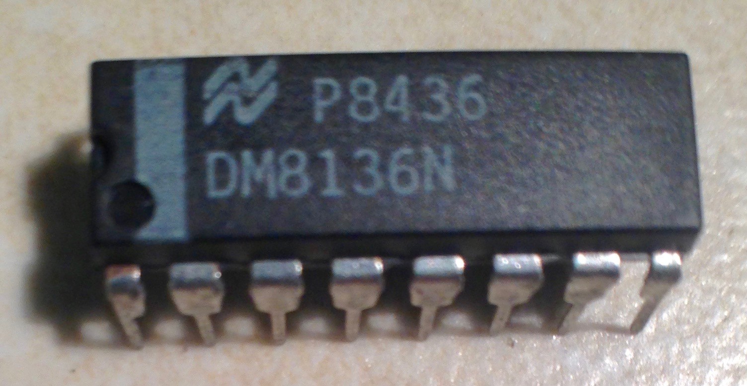 National DM8136N - 6 Bit Identity Compator - NOS