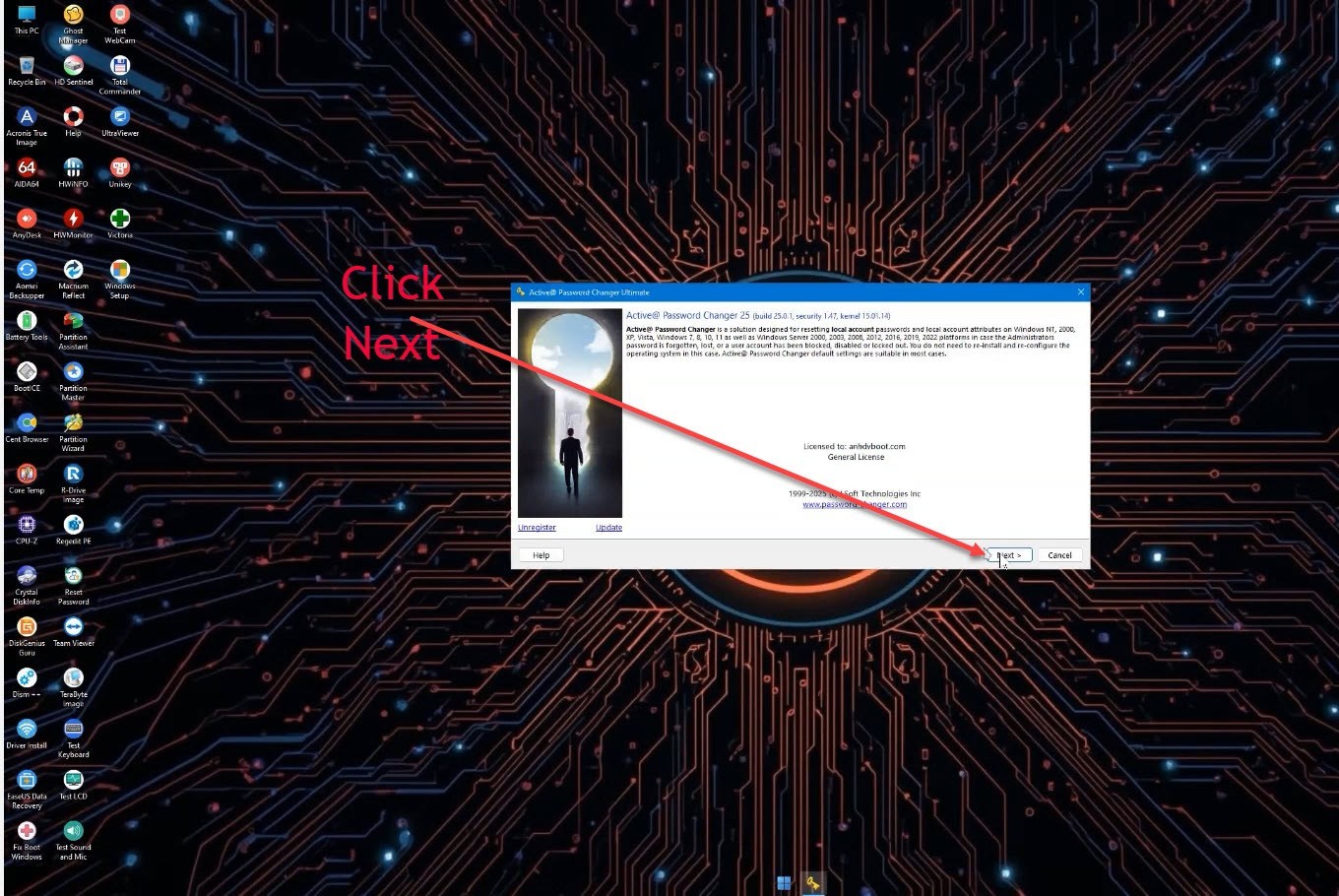 PC Repair Toolkit USB 2026 – User Account Tools