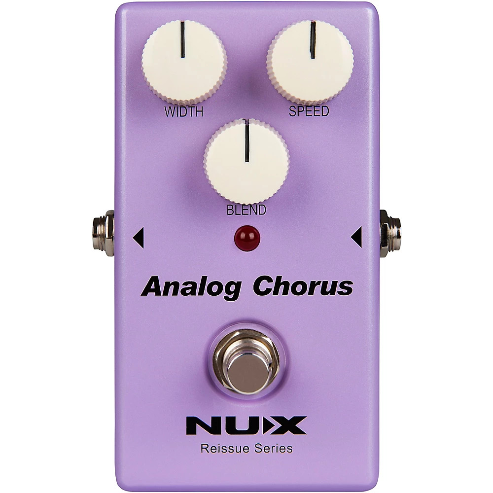 NUX Reissue Series Analog Chorus w/Bucket Brigade Circuit Effects Pedal Lavender
