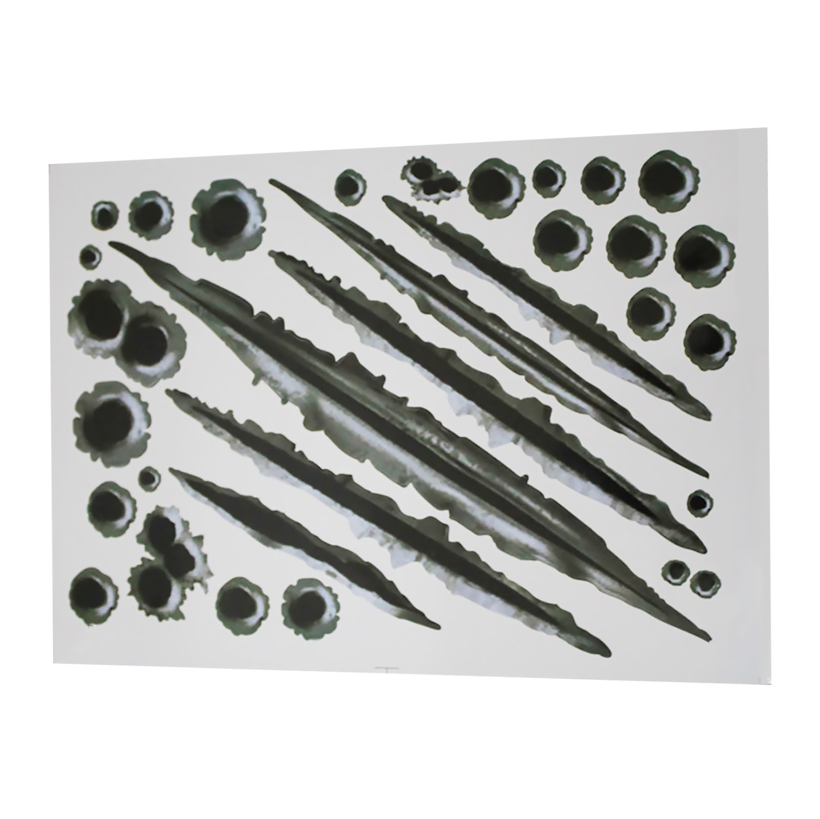 Removable 3D Funny Bullet Hole Car Decals Motorcycle Scratch Car Stickers