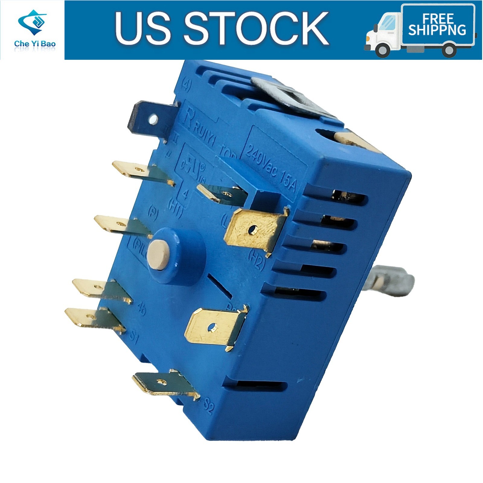 NEW DG44-01007B DG44-01007A For Samsung Triple Element Burner Infinite Switch