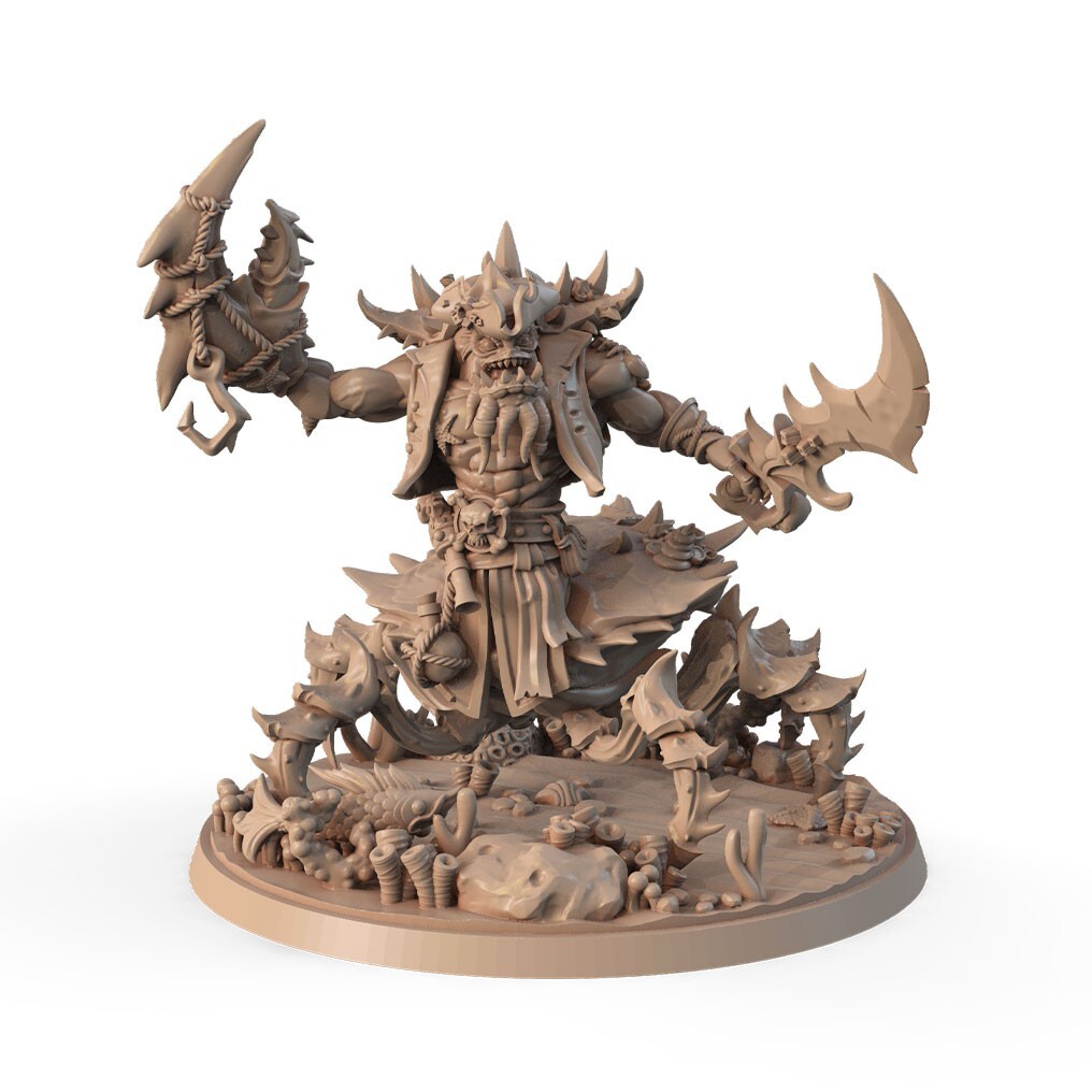 Crabfolk Pirate - Seafolk Corsair - Signum Games - Fantasy Dungeons and Dragons