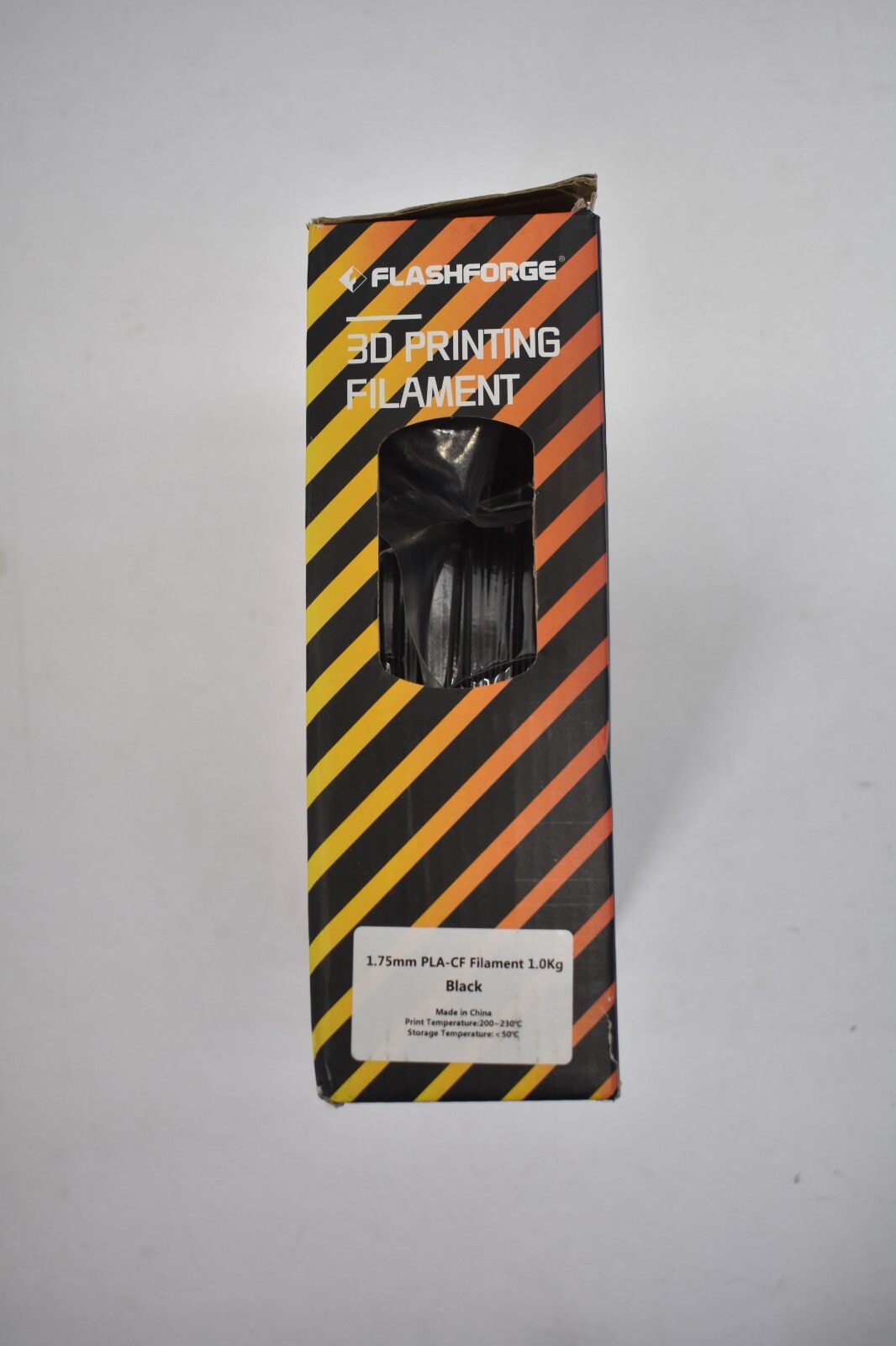 Flashforge 3D Printer Filament Spool 2.2lbs 1.75mm 1kg Black PLA For FDM Printer
