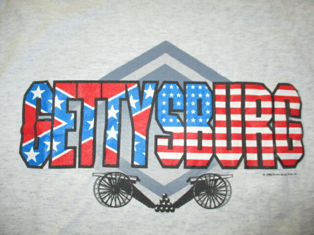 Vintage Tee-Rific Label - 1994 GETTYSBURG Cannons (XL) T-Shirt