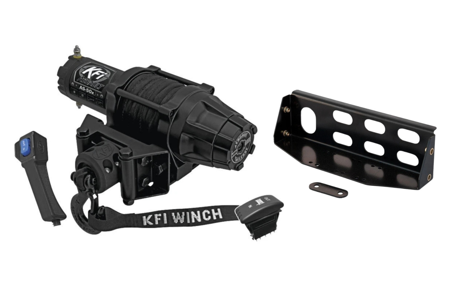 KFI UTV 5000lbs Assault Winch & Mount 100860 Kit ALL John Deere Gator HPX 615E