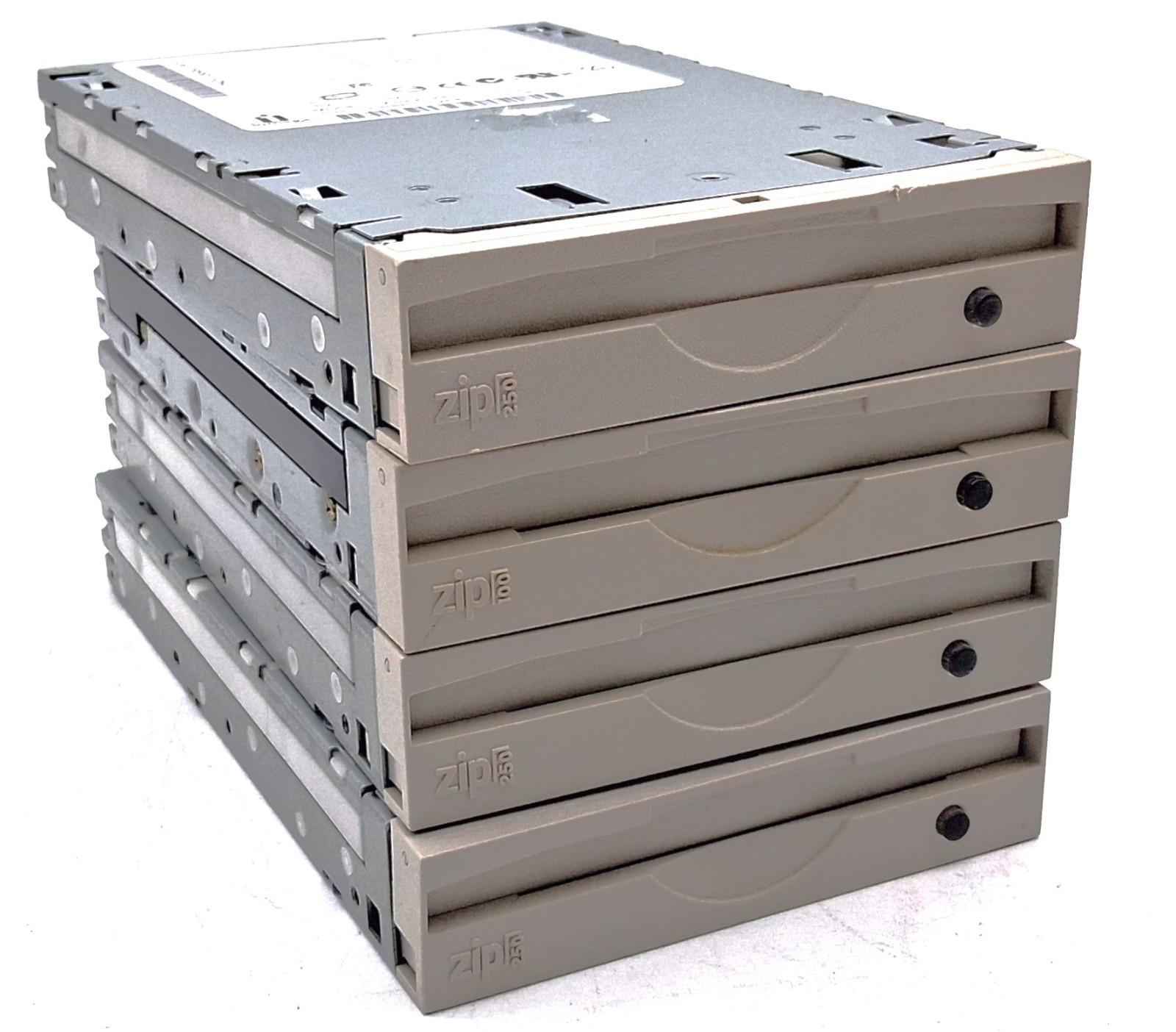 Lot of 4 Iomega Internal Zip Drives | Zip 100 / Zip 250 | See Photos / Descript