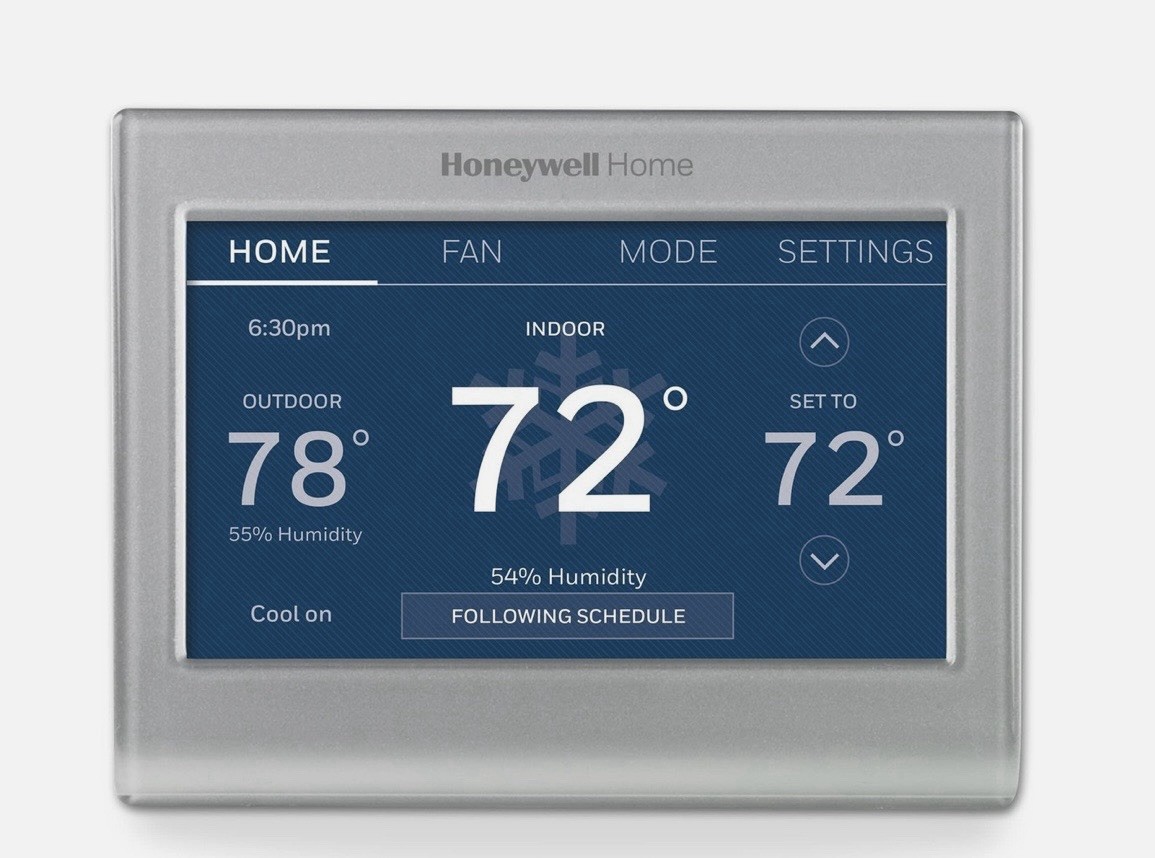 Honeywell Home RENEWRTH9585WF Smart Color Thermostat (Renewed), Silver (RENEWRTH