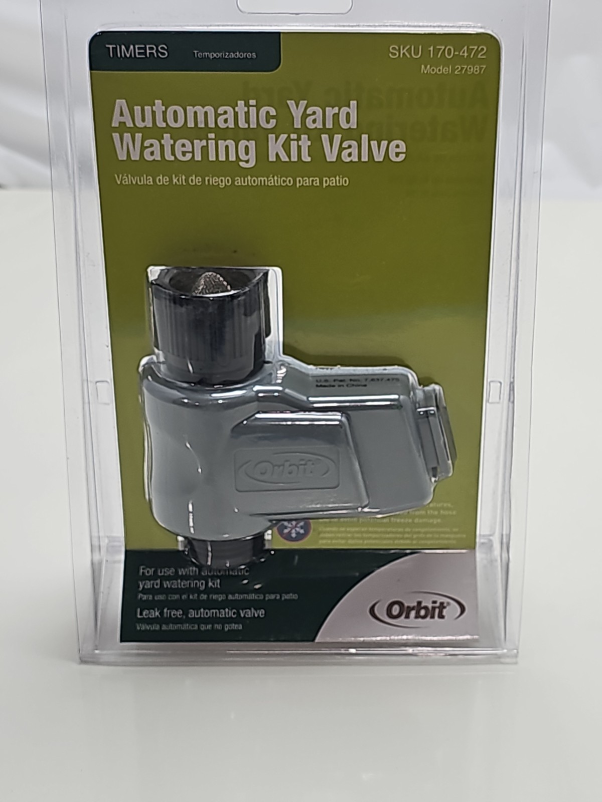 Orbit Automatic Yard Watering Kit Valve Timer NEW 170-472 Model 27987