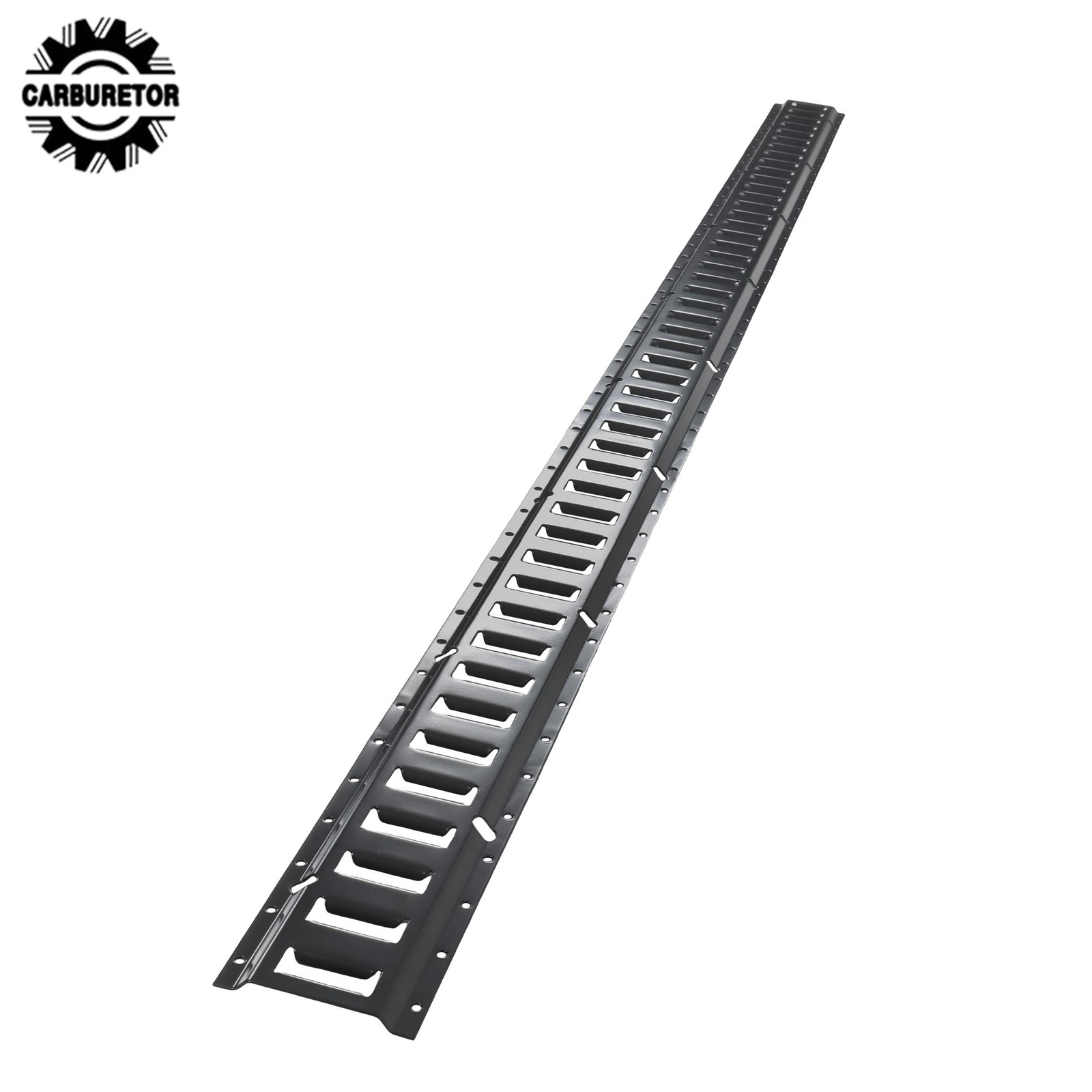 8 Feet Long E Track Rails Black Finish 5 Pack For Cargo Management System