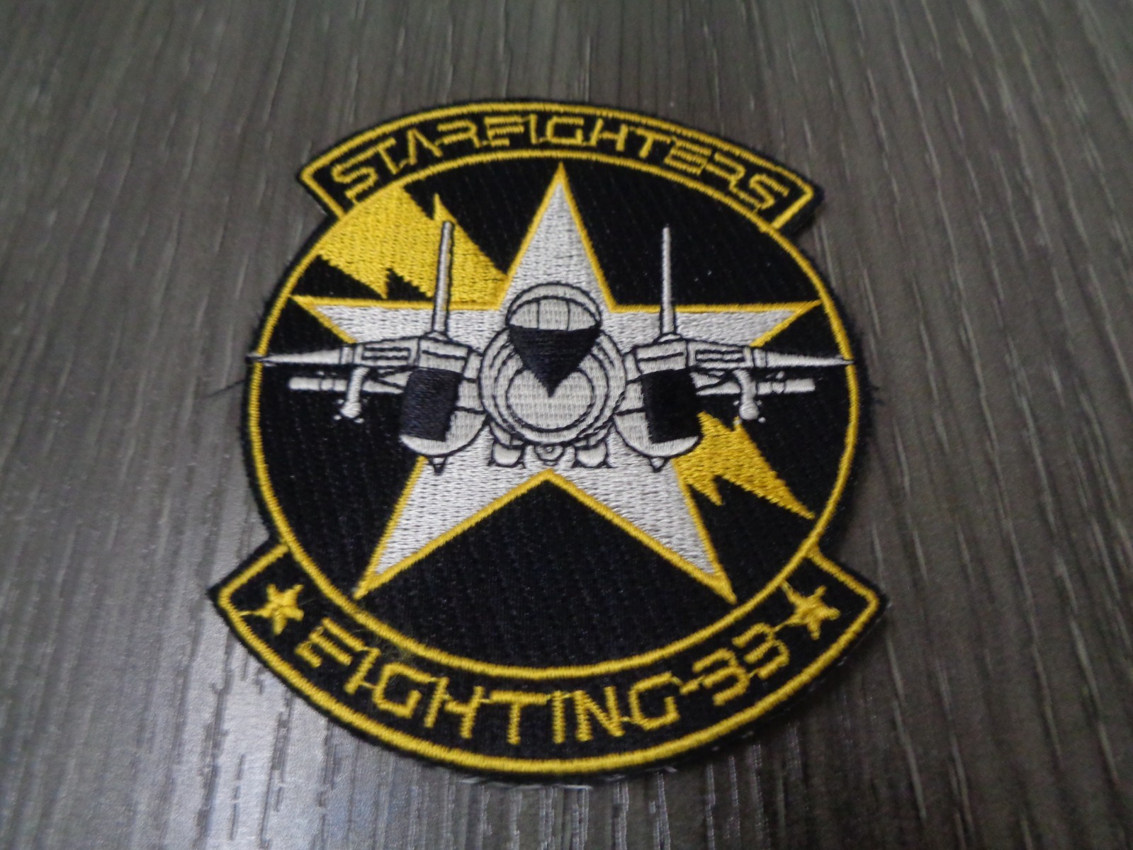 4" NAVY VF-33 STARFIGHTERS FIGHTING FIXED WING SQUADRON EMBROIDERED PATCH NEW
