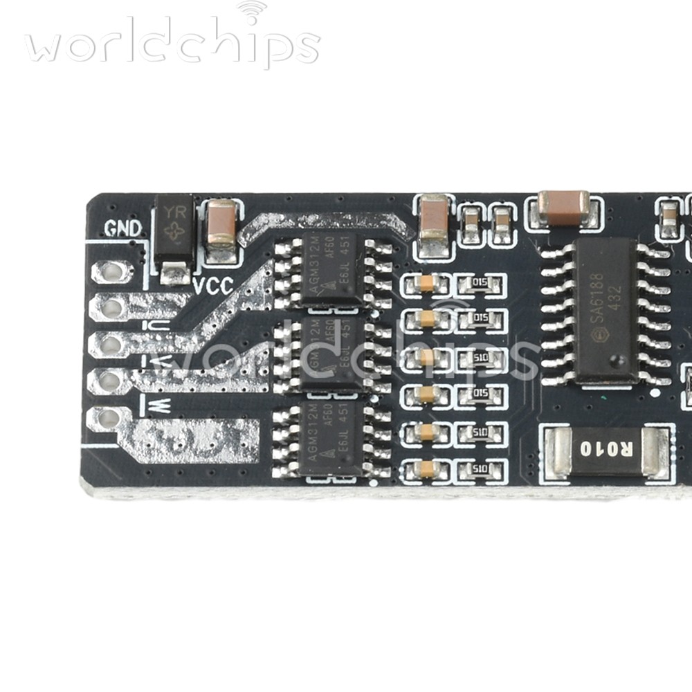 BLDC Hall Sensor 3Phase Brushless DC Motor Driver Board Speed Controller DC7-40V