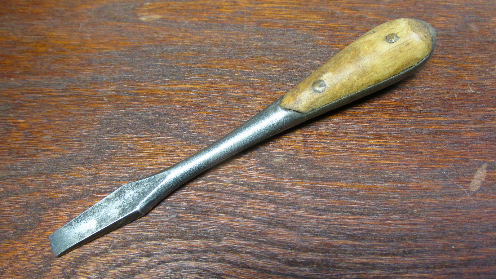 RARE Small Vintage DUREX PERFECT HANDLE SCREWDRIVER - ITALY - 5" - Old Tool