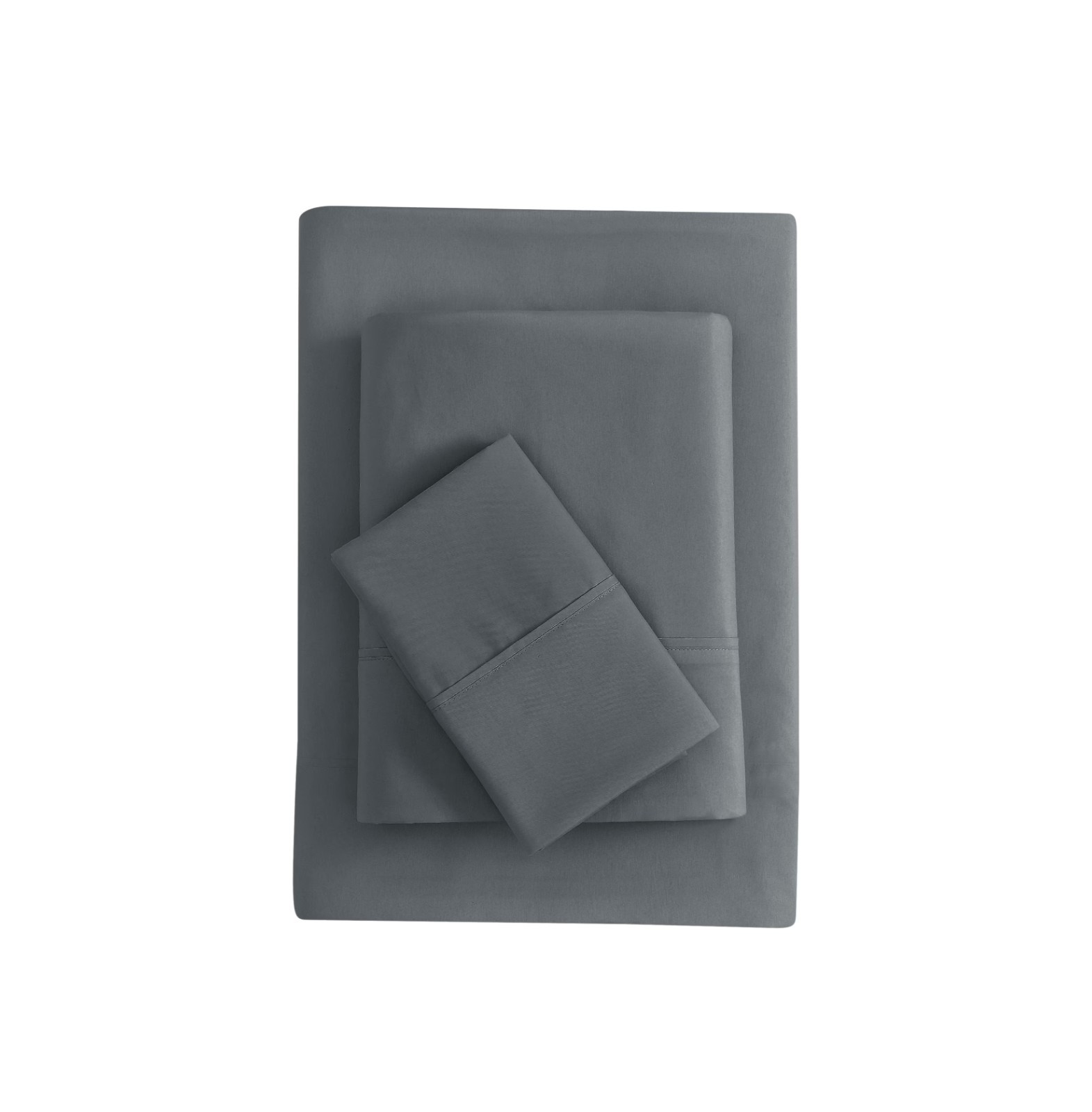Mainstays Super Soft Brushed Microfiber Bed Sheet Set,Soothing Gray,Twin-XL, 3.
