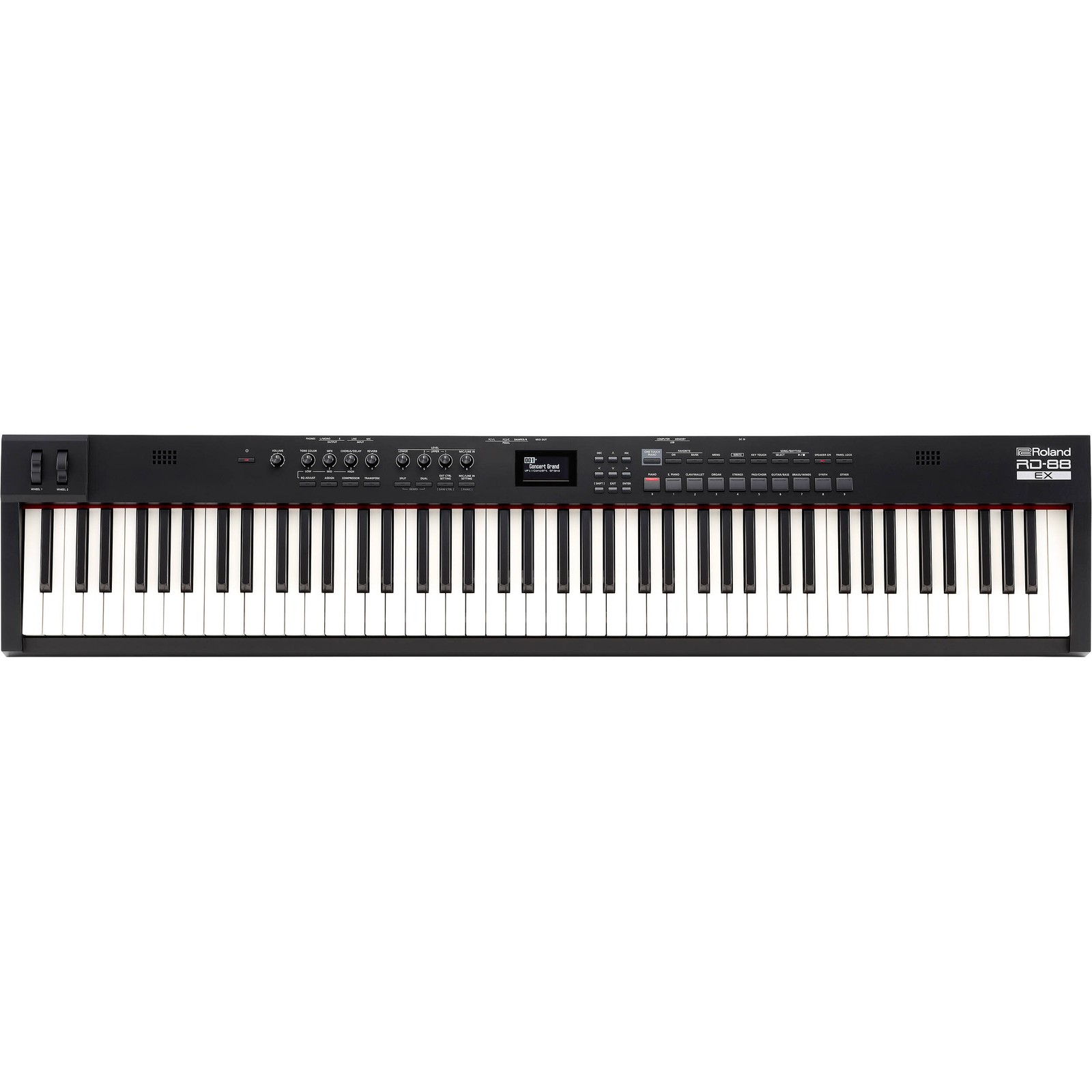Roland RD-88EX 88-Key Digital Stage Piano, Black