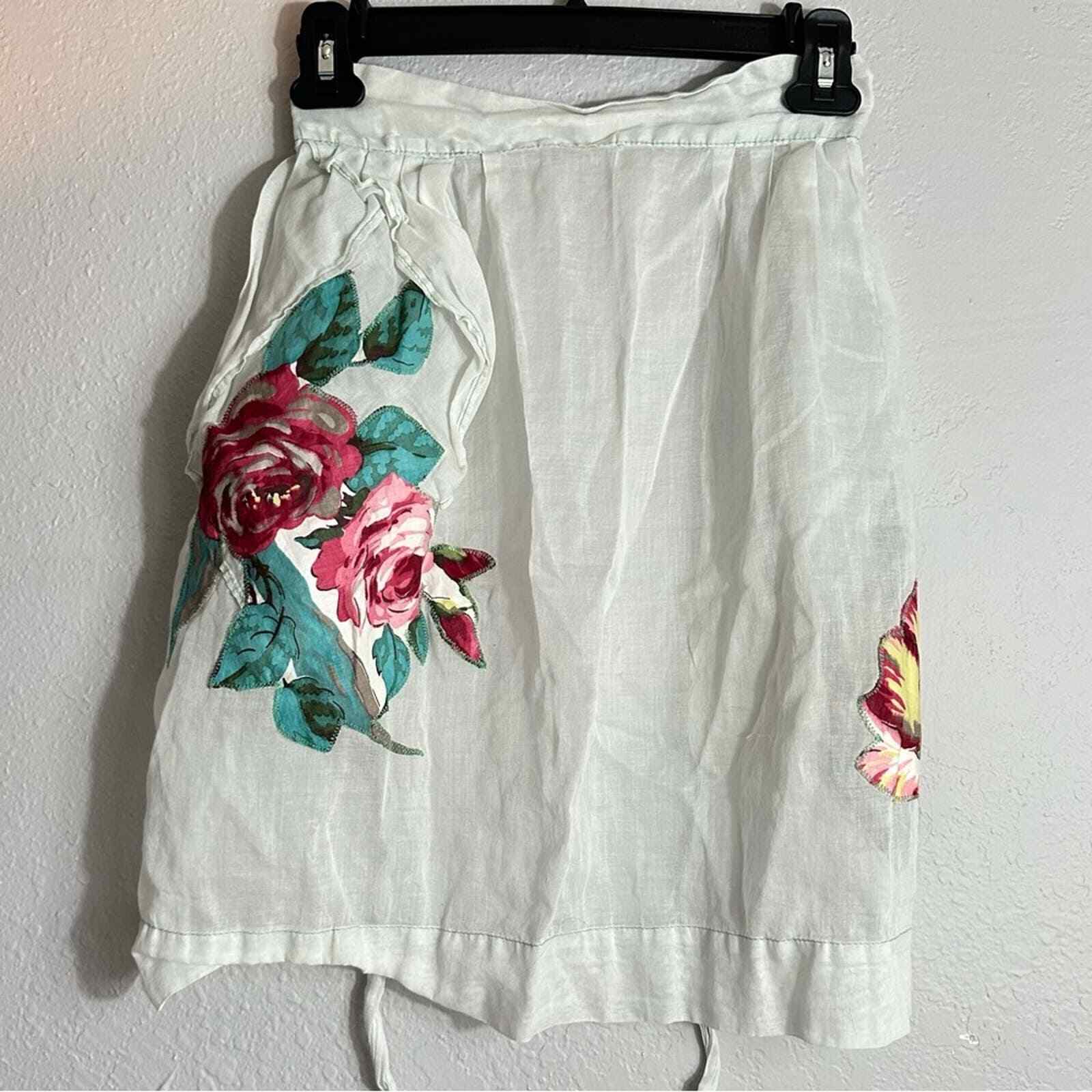Vintage 50s Apron Skirt, Cottagecore, Coastal Grandma, OSFM